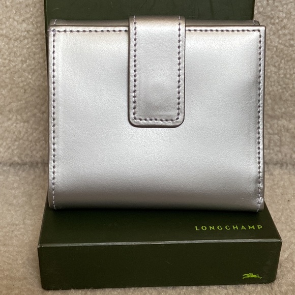 new longchamp roseau leather wallet - Picture 2 of 12